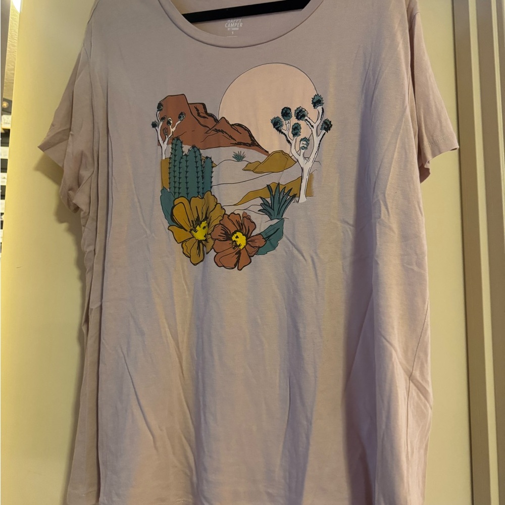 Graphic Women's Top in Cream by [Brand]